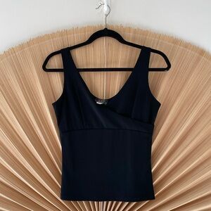 Vintage Y2K Eye Candy Black Fitted Top